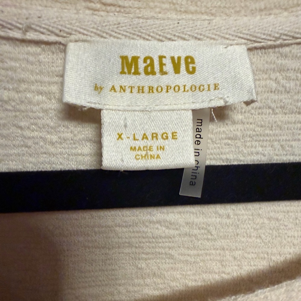 Anthropologie Cream Sweater - Picture 5 of 5